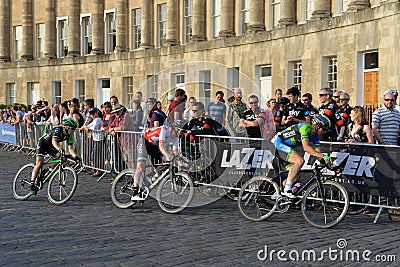 Pearl Izumi Tour Series Bicycle Race Final in Bath England Editorial Stock Photo