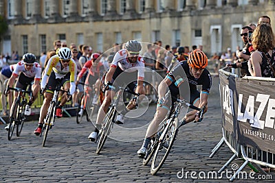 Pearl Izumi Tour Series Bicycle Race Final in Bath England Editorial Stock Photo