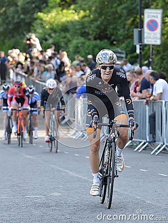 Pearl Izumi Tour Series Bicycle Race Final in Bath England Editorial Stock Photo