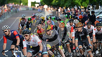 Pearl Izumi Tour Series Bicycle Race Final in Bath England Editorial Stock Photo