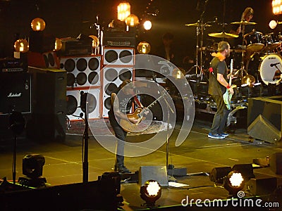 Pearl Jam, rock band live Ziggodome Amsterdam Editorial Stock Photo