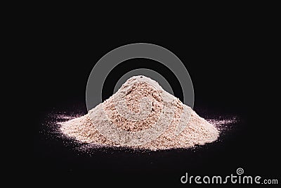 Pearl pigment powder, resin for industrial use, applied to building materials, varnishes, dyes, plastic compounds, rubber or Stock Photo