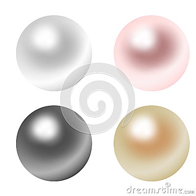 Pearl Vector Illustration