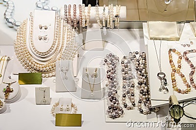 Pearl Store Stock Photo
