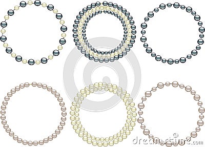 Pearls Vector Illustration