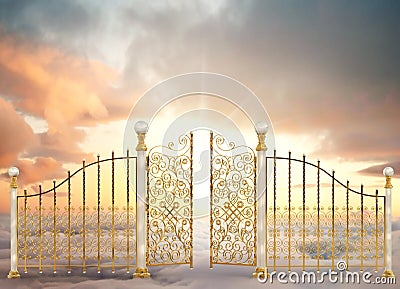 Pearly Gates Landscape Stock Photo