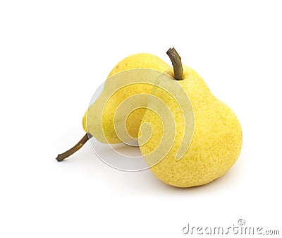 Pears isolated on white Stock Photo
