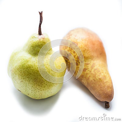 Pears isolated on white Stock Photo