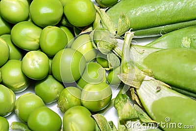Peas,peasecod. Stock Photo