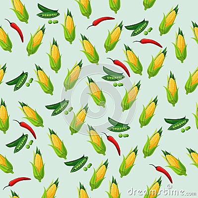 peas pod Vector Illustration