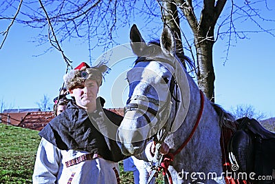 Peasants' revolt a.d. 1573., reenactment of the final battle, 23, Stubica, Croatia, 2016. Editorial Stock Photo