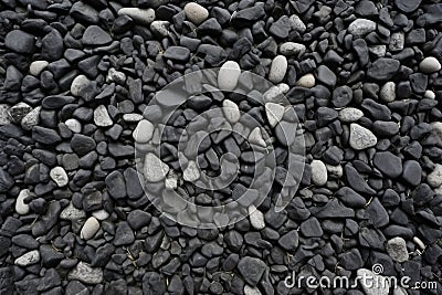 Pebble concrete structure stones. Generate Ai Stock Photo