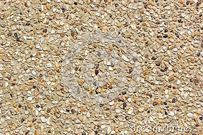 pebble gravel floor Stock Photo