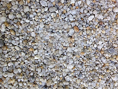 Pebble gravel floor Stock Photo