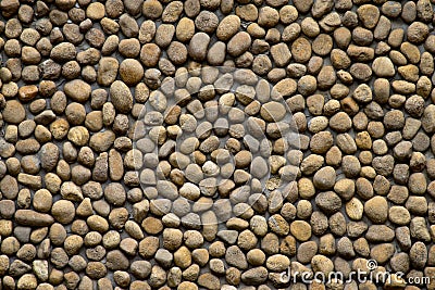 pebble wall texture Stock Photo
