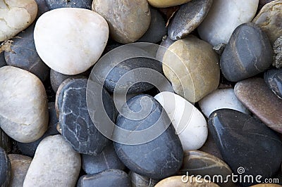 Pebbles beach Stock Photo