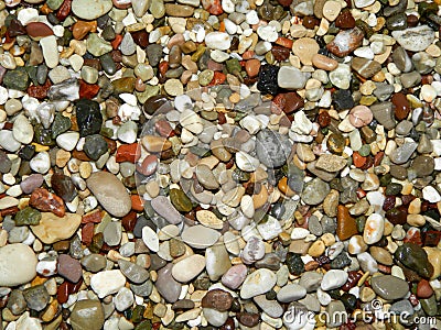 Pebbles Beach Stock Photo