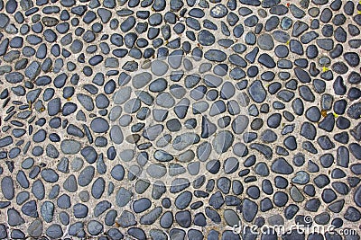 Pebbles path Stock Photo