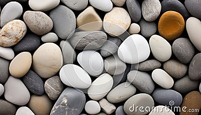 pebbles super macro Stock Photo