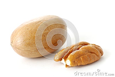 Pecan nuts Stock Photo