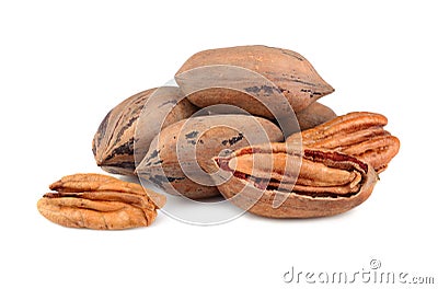 Pecan nuts Stock Photo