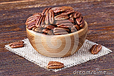 Pecan nuts Stock Photo