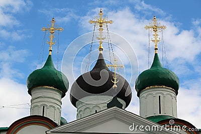 Pechersky Ascension Monastery, Nizhniy Novgorod Stock Photo