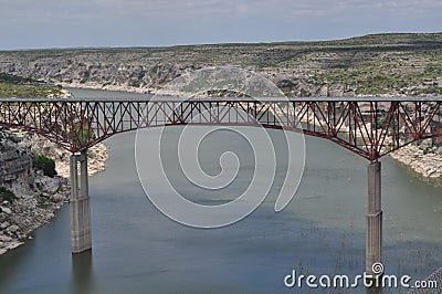 Pecos High Bridge Stock Photo