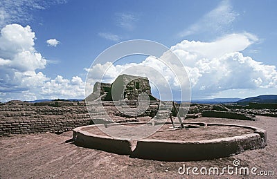 Pecos National Historical Park Stock Photo