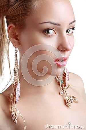 Peculiar Woman Stock Photo