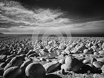 Peddles on the beach Stock Photo