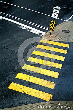 Pedestrian crossing Stock Photo