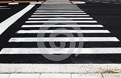 Pedestrian crossing Stock Photo