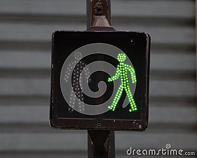 Pedestrian Traffic Light Stock Photo