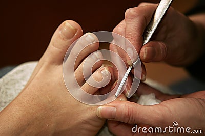 Pedicure Stock Photo