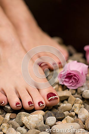 Pedicure Stock Photo