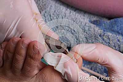 Pedicure Stock Photo