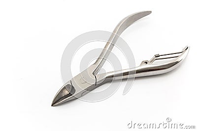 Pedicure Pliers for Cutting Toenails Stock Photo