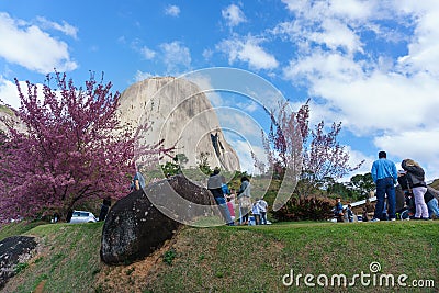 Pedra Azul Editorial Stock Photo