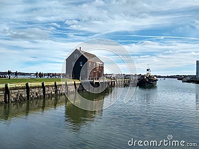 Pedrick Store House at the Salem Maritime National Historic Site Stock Photo