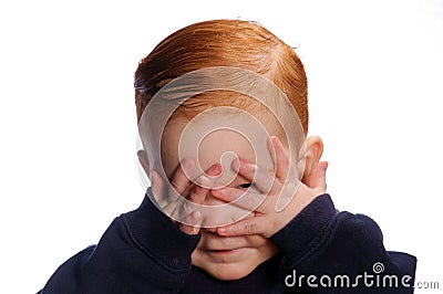 Peek-a-boo Stock Photo