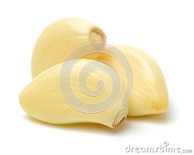 Peeled Garlic Stock Photo
