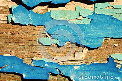 Peeling paint Stock Photo