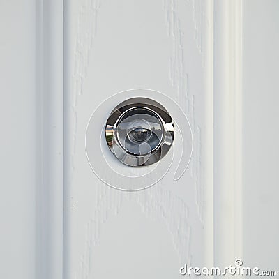 Peephole Stock Photo