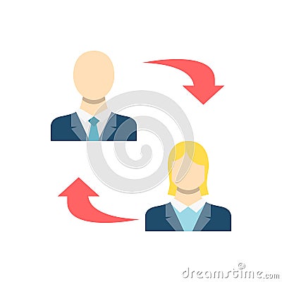 Peer to Peer Related Vector Icon Vector Illustration