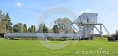 Pegasus bridge, Normandy Editorial Stock Photo