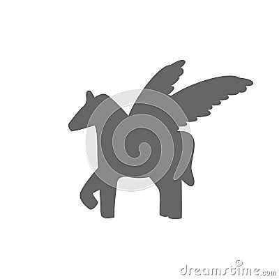 Pegasus sign illustration Vector Illustration