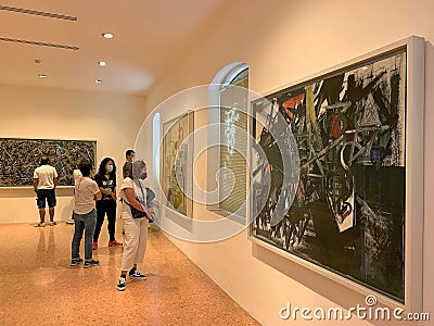 Peggy Guggenheim collection an modern art museum in Venice, Italy Editorial Stock Photo