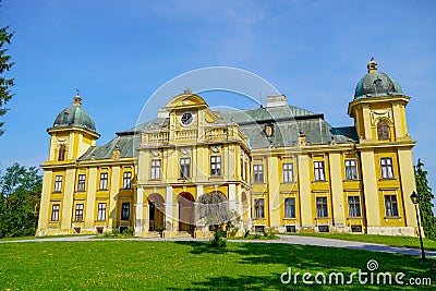 Pejacevic Castle or The old castle of count Pejacevic or Dvorac Pejacevic - Nasice, Croatia Stock Photo