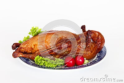 Pekin roasted duck Stock Photo